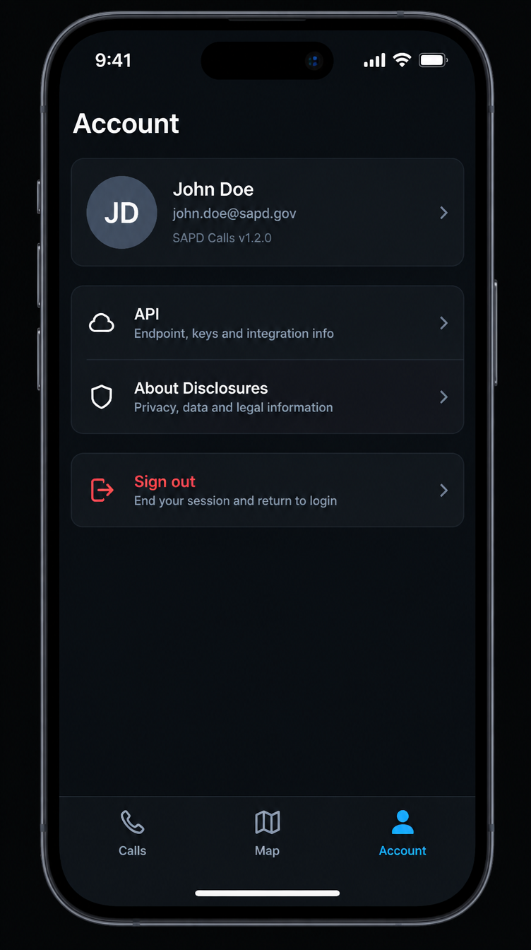 Account options